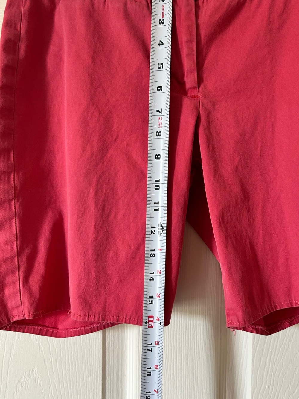 Talbots Bright Red Flat Front Bermuda Shorts – Size 6 - Picture 7 of 8